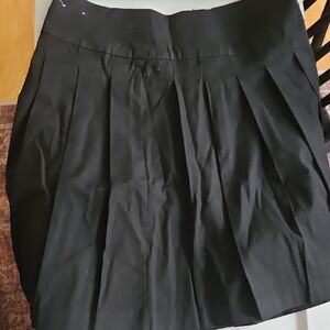 Old Navy Black A-Line Pleated Skirt
